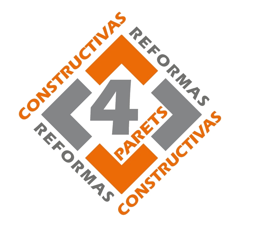 logo quatre parets constructora Salou